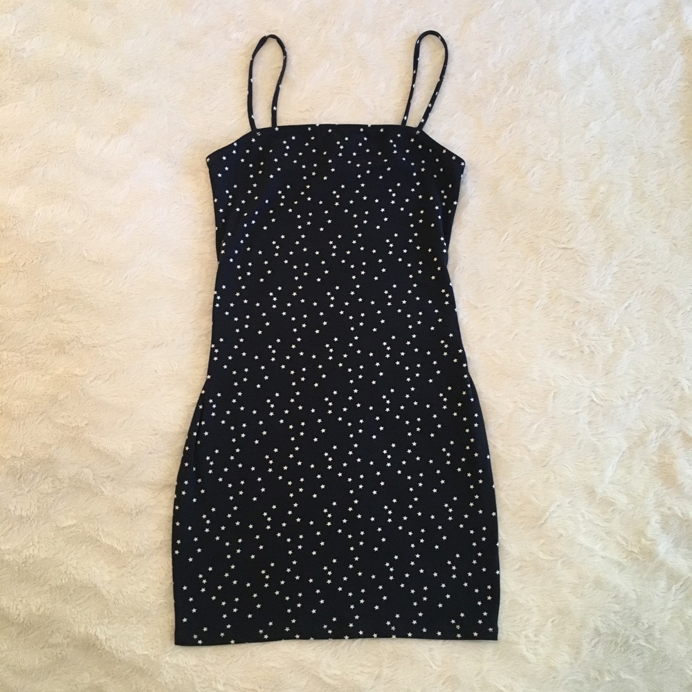 Forever 21 Star Print Bodycon Mini Dress